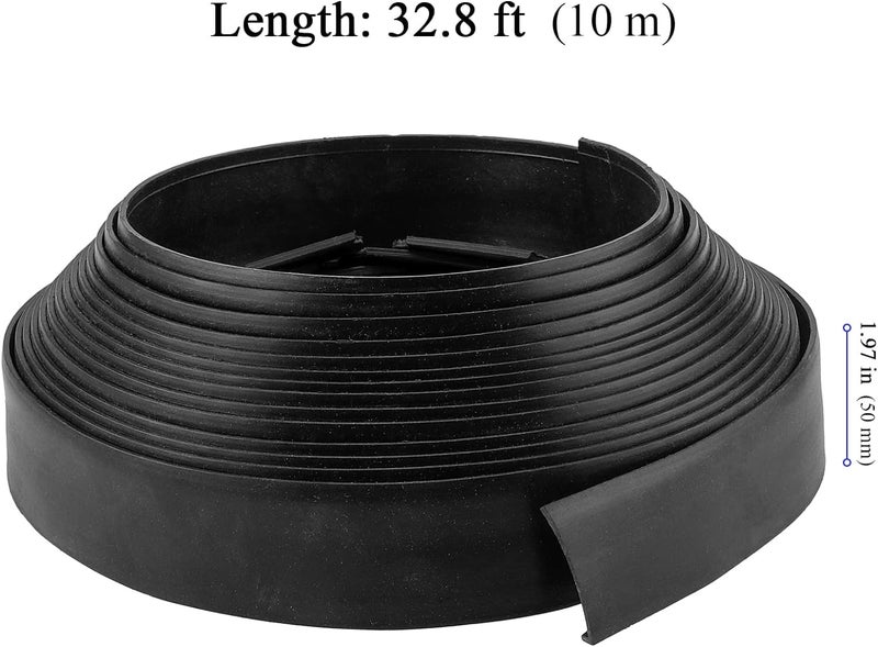FOX & FERN Landsccape Edging/Garden Fence/Garden Border/Flower Bed Edge/Tree Surrounding | Anchoring Spikes/Nails (10 CM HT, Black) GAGE10BL - Image 2