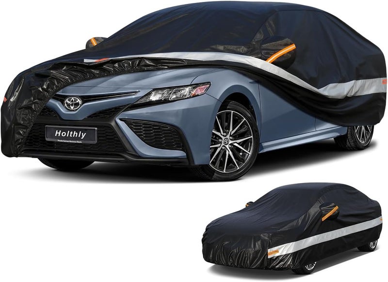 Holthly 10 Layers Car Cover for Toyota Camry (1996-2025) - Waterproof All Weather Protection - Image 1
