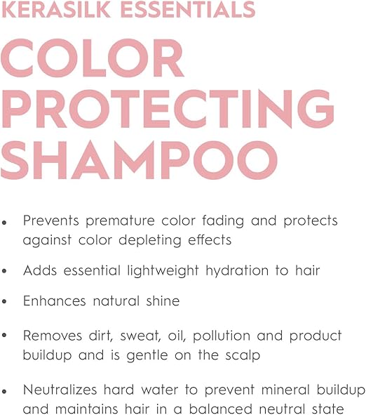 Kerasilk Color Protecting Shampoo Coloured Hair No Sulfates Vegan Formula 250ml - Image 2