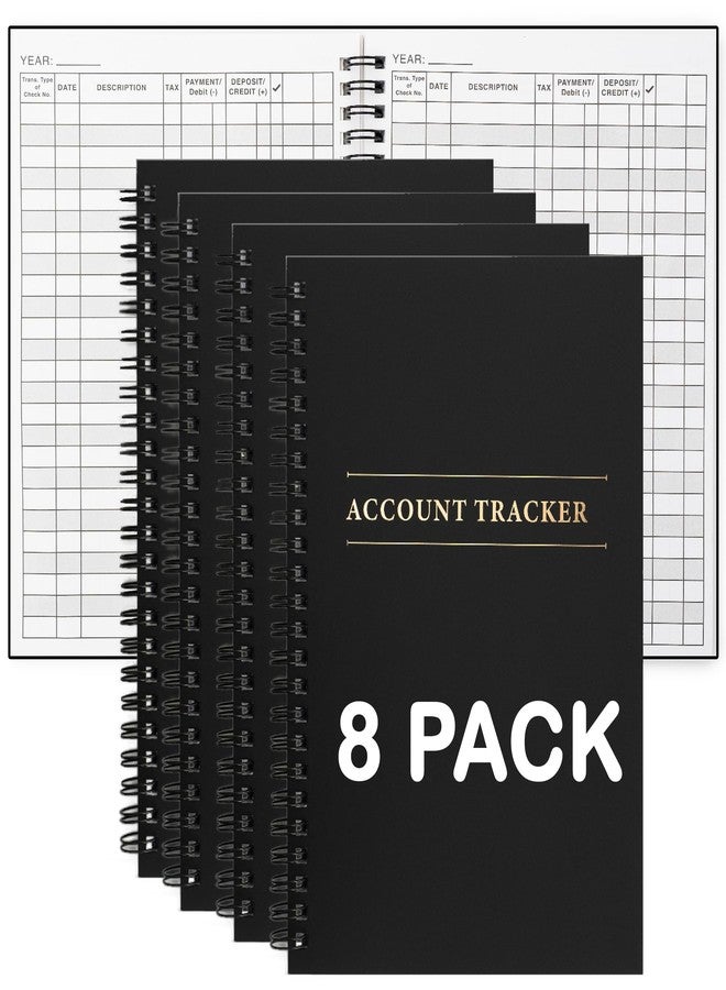 Eryqas 8 Pack Expense Tracker Ledger Book - Finance Book for Home Budget Tracking Expense Ledger for Small Business Bookkeeping (100 Pages 8 Pack) - Image 1