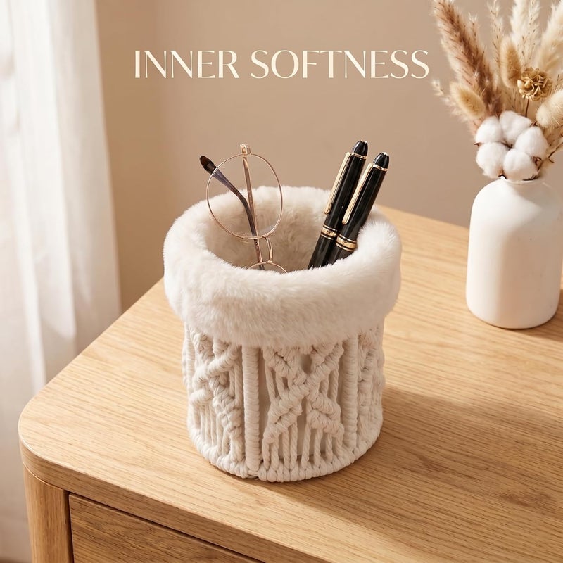 krastmon Glasses Holder Nightstand with Soft Plush Lining - Image 5
