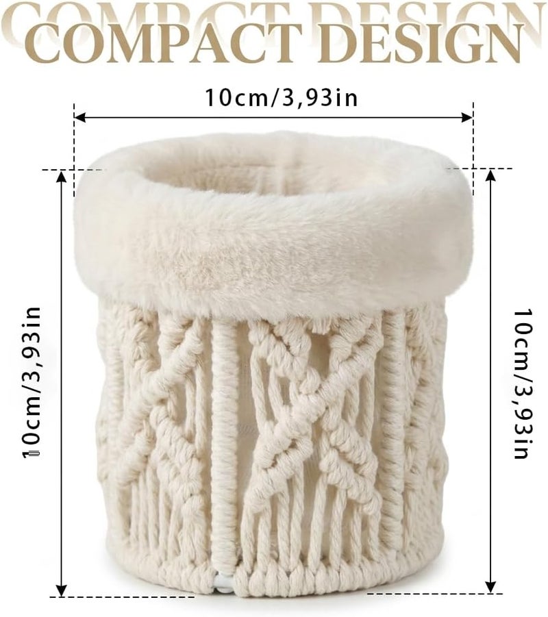 krastmon Glasses Holder Nightstand with Soft Plush Lining - Image 3