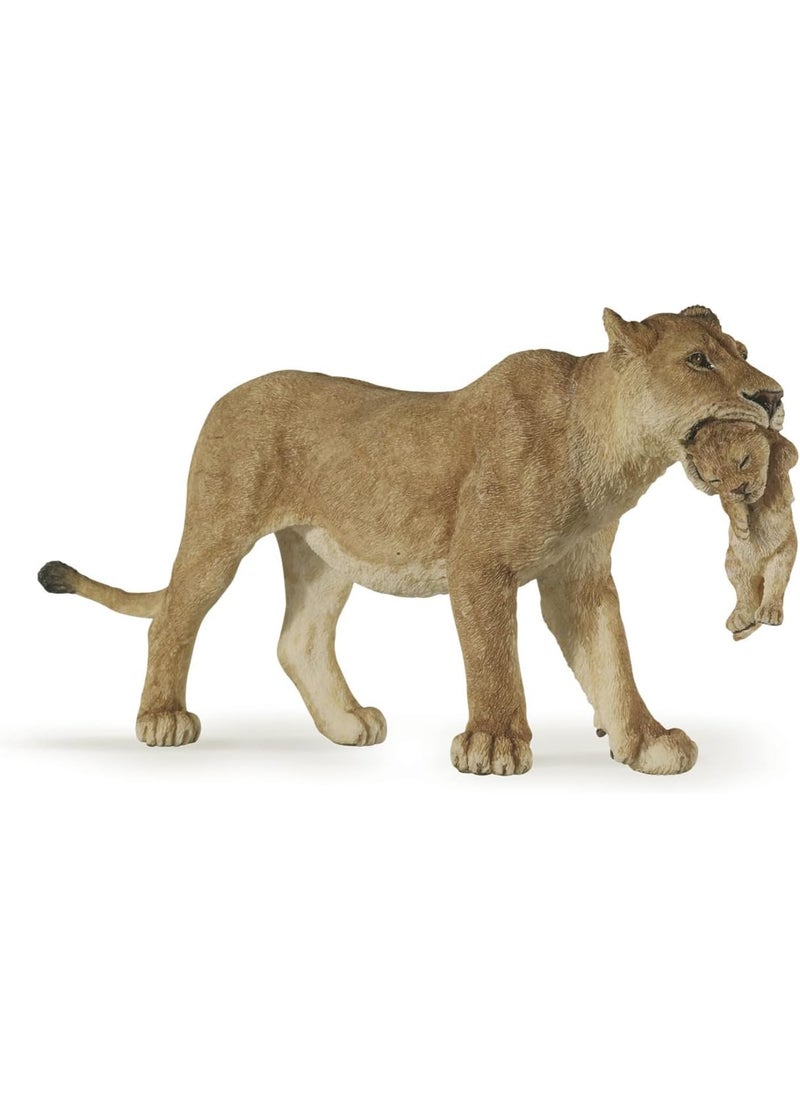 Papo Papo Wild Animal Kingdom Figure Lioness with Cub Multicolor 50043  65cm  - Image 1