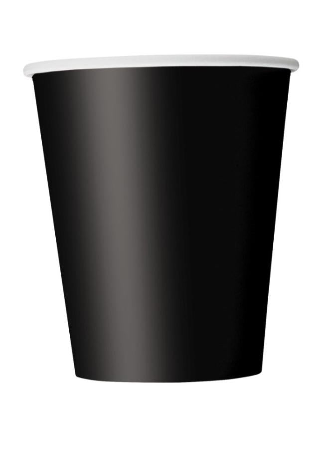 Unique أكواب منتصف الليل السوداء 9 أونص - عبوة من 14 - Image 2
