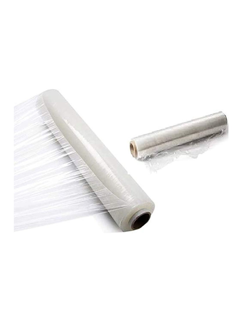 Generic Clear stretch film wrap for moving shipping packing Furniture, Boxes, Pallet Wrapping, Heavy Duty Shrink Wrap, Durable Self-Adhering Cling Multipurpose Pack Of One  - Image 2