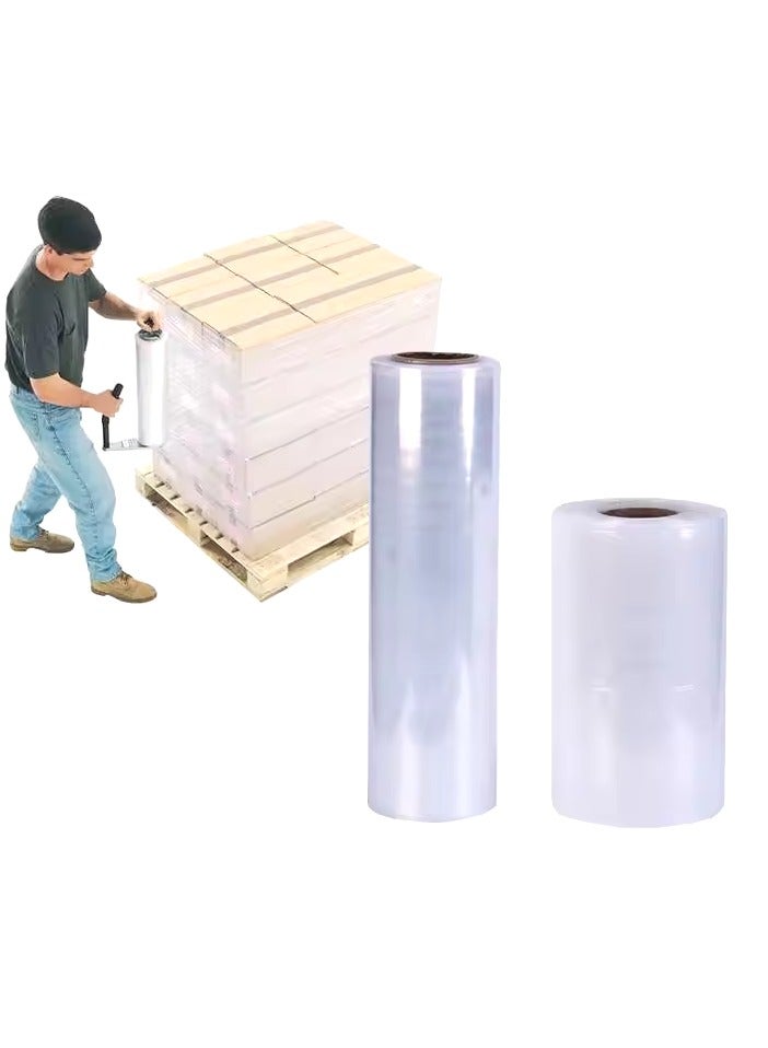 Generic Clear stretch film wrap for moving shipping packing Furniture, Boxes, Pallet Wrapping, Heavy Duty Shrink Wrap, Durable Self-Adhering Cling Multipurpose Pack Of One  - Image 3