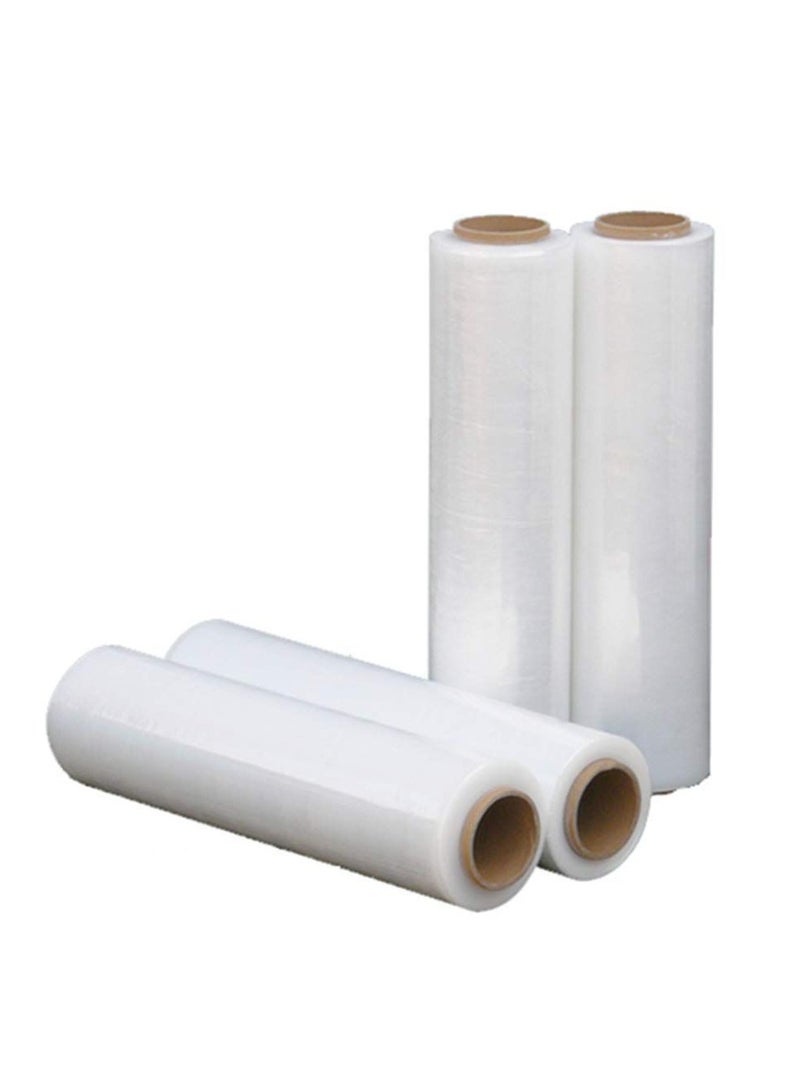 Generic Clear stretch film wrap for moving shipping packing Furniture, Boxes, Pallet Wrapping, Heavy Duty Shrink Wrap, Durable Self-Adhering Cling Multipurpose Pack Of One  - Image 4