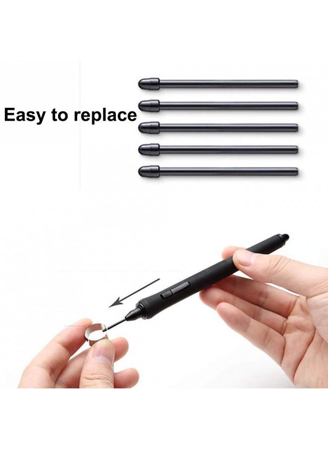 Replacement Standard Pen Nibs Compatible for Wacom Pro Pen 2 Nibs Fit Wacom Pro PTH-460 PTH-660 PTH-860 DTK-1661 DTH-1320 DTH-1620 DTH-W1320 DTH-W1620 (Black)