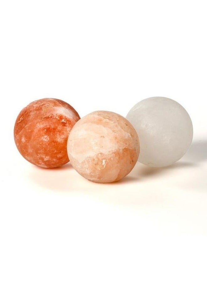 Organic Secrets Himalayan Pink Salt Massage Stone by Organic Secrets - Ball Shaped, Pack of 3 