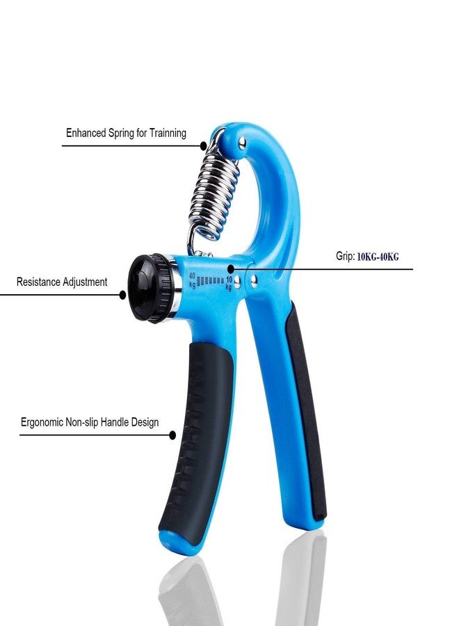 LAFILLETTE Impressive Adjustable Strength Training Workout,Build Hand Finger Wrist and Forearm Strength Easily(Blue) - Image 3