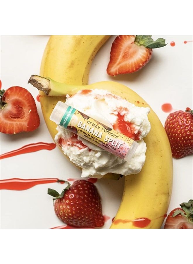 crazy rumors Banana Split Lip Balm. 100% Natural, Vegan, Plant-Based, Made in USA (1-Pack) - Image 2