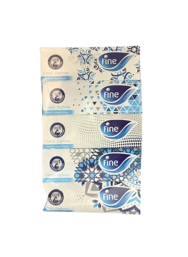 Fine Thicker And Stronger White Sterilized Facial Tissue Paper- 5pcsX150X2 Ply - Image 2