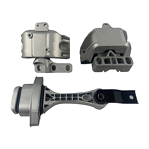 BST BSSP 3PCS A6929 A6930 A6935 Engine Trans Mount Set Compatible with 20002005 VW Jetta 18L 20L Engine MotorTransmission Mounts Set for 20002005 Volkswagen Golf for 9905 Bettle 18 - Image 1