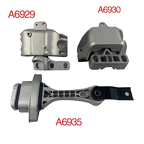 BST BSSP 3PCS A6929 A6930 A6935 Engine Trans Mount Set Compatible with 20002005 VW Jetta 18L 20L Engine MotorTransmission Mounts Set for 20002005 Volkswagen Golf for 9905 Bettle 18 - Image 3