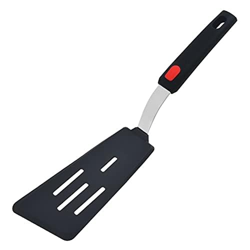 we3 Silicone Spatulas for Nonstick Cookware, 480F Heat Resistant Extra Large and Wide Flexible Spatulas Rubber Turners, Kitchen Cooking Utensils Set for Pancake ((N) Pack of 1) - Image 2