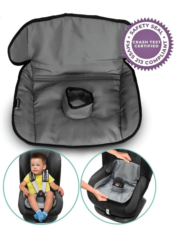 Lynmark Car Seat Protector for Potty Training | Piddle Pad Cover from Crumbs, Spillages, Nappy Leaks & Toilet Training | Fits All Carseat & Buggy, Age: 6m-4 Years Old | Keeps Seat Clean & Dry! (Grey) Pack of 2 - Image 5