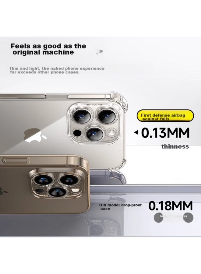 Divi Phone Case For Apple Iphone 13 Pro Max, Iphone 13 Pro Max Protective Cover With Air Cushion, Shockproof, Ultra-thin, Full Lens Protection, Silicone Soft Shell - Image 2