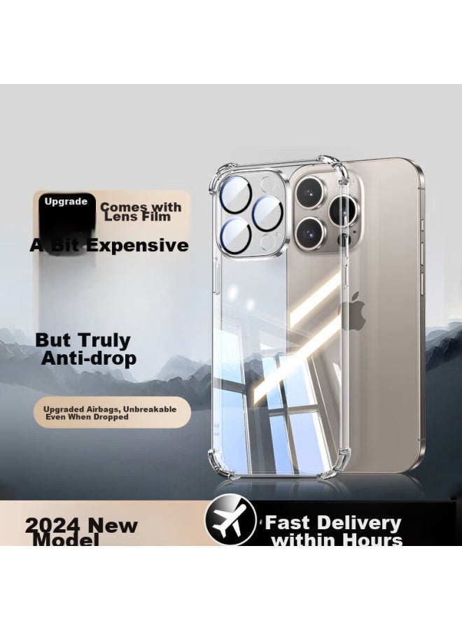 Divi Phone Case For Apple Iphone 13 Pro Max, Iphone 13 Pro Max Protective Cover With Air Cushion, Shockproof, Ultra-thin, Full Lens Protection, Silicone Soft Shell - Image 1