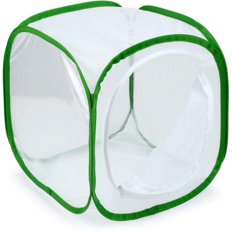 RESTCLOUD Insect and Butterfly Habitat Cage Terrarium Pop-up 12 X 12 X 12 Inches - Image 1