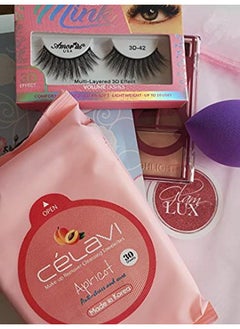 Glam Lux Beauty Bundle Box Of 5 Full Size Cosmetic Products Great Gifts Under $10 Includes A Range Of Products Eyeshadow Eyeliners Lip Liners Glitter Lip Gloss Bronzers & Highlighters  - Image 4