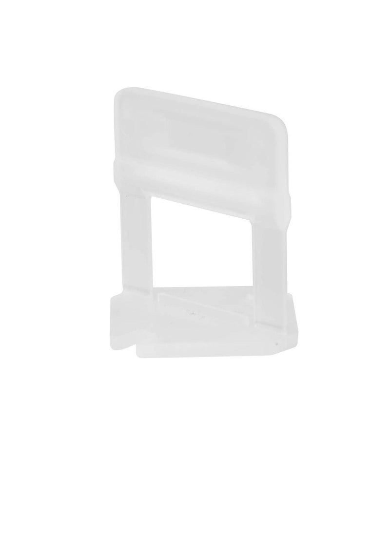 Beorol Beorol Tile Leveling System Tiles Leveler Spacers - Lippage free tile and stone installation for PRO and DIY - Leveling Spacer Clips 100 Pcs Packets - (1.5mm)  - Image 1