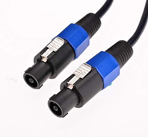 Yuyaokk 2Pack 50 ft Male Speakon to Speakon Cables, Professional 12 Guage AWG Audio Cord DJ Speaker Cable Wire with Twist Lock - 2 Conductor. - Image 4