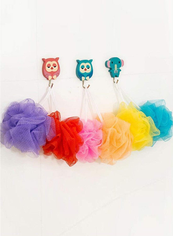 CATANES 3 Pcs Bath Sponge -Multicolor 13x13x10 Cm Multicolour - Image 4