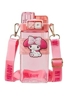 Sanrio My Melody-Water Bottle 520ml With Strap  - Image 1