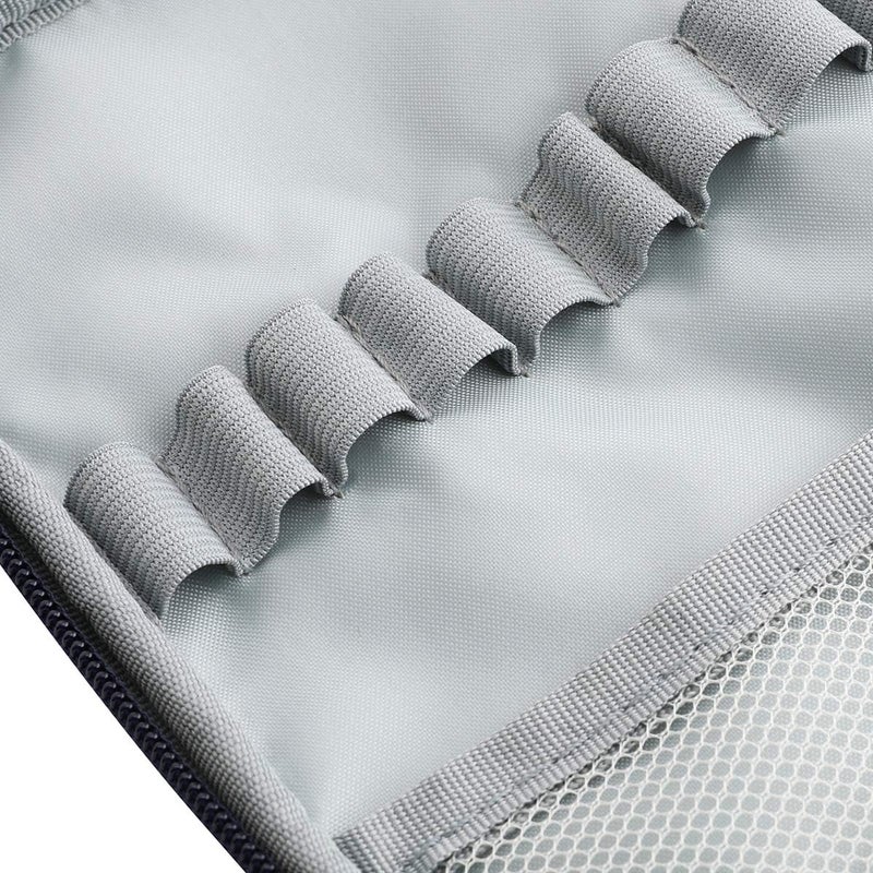 KOKNIT Store Crochet Hook Case, Zipper Storage Organizer Bag with Web Pockets for Crochet Needles/Knitting Accessories/Crochet Hook Kit Tools, Lightweight, Easy to Hold - Image 3