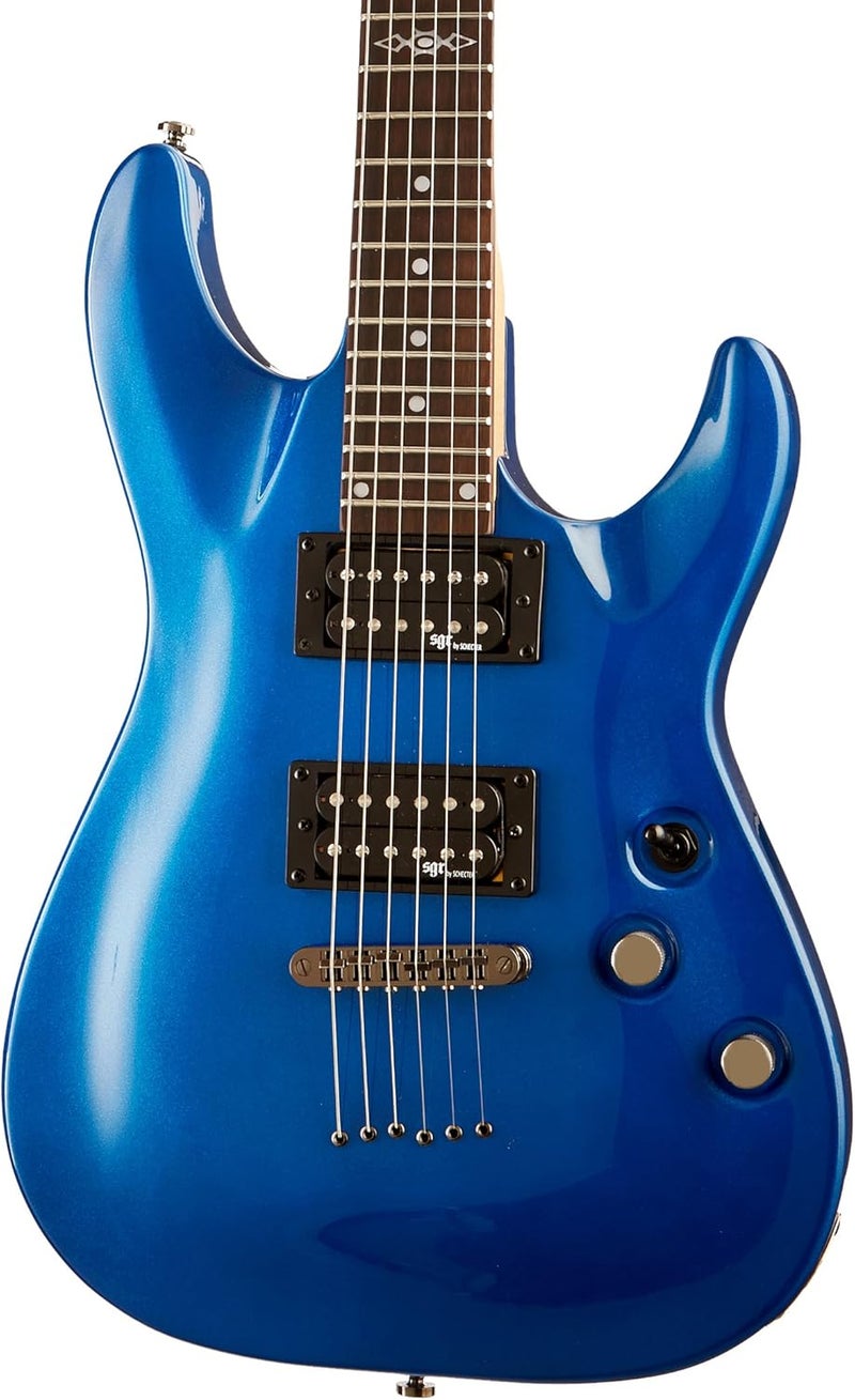 Schecter جيتار كهربائي شيكتر C-1 SGR باللون الأزرق الكهربائي - Image 3