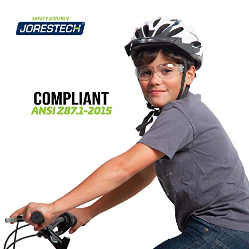 JORESTECH Kids Safety Glasses UV Protection Anti Scratch Clear Frameless Glasses, Meets ANSI Z87+ Standards, Eye Protection Activewear (LS-375-CL) - Image 3