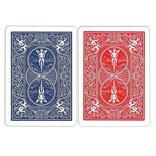 Brybelly 12 Decks Bicycle Pinochle Cards (6 Red / 6 Blue) - Image 2