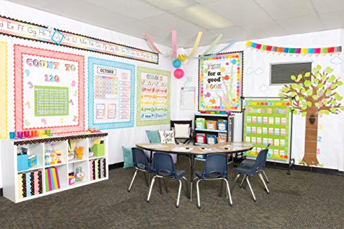 Teacher Created Resources - TCR5435 5435 Big Tree with Polka Dot Leaves Bulletin Board (7 Panels) Large - Image 3