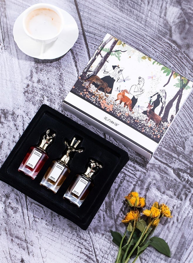 MARK HIM Women Gift, 3 Pcs Perfume Set Long-Lasting Fresh Floral Aromatic Fragrance, Perfume Set For Dating, Birthday, New Year Gift To Girlfriend, Ladies Parfum EDP, Eau de Parfum Box, 3 in 1 - Image 1