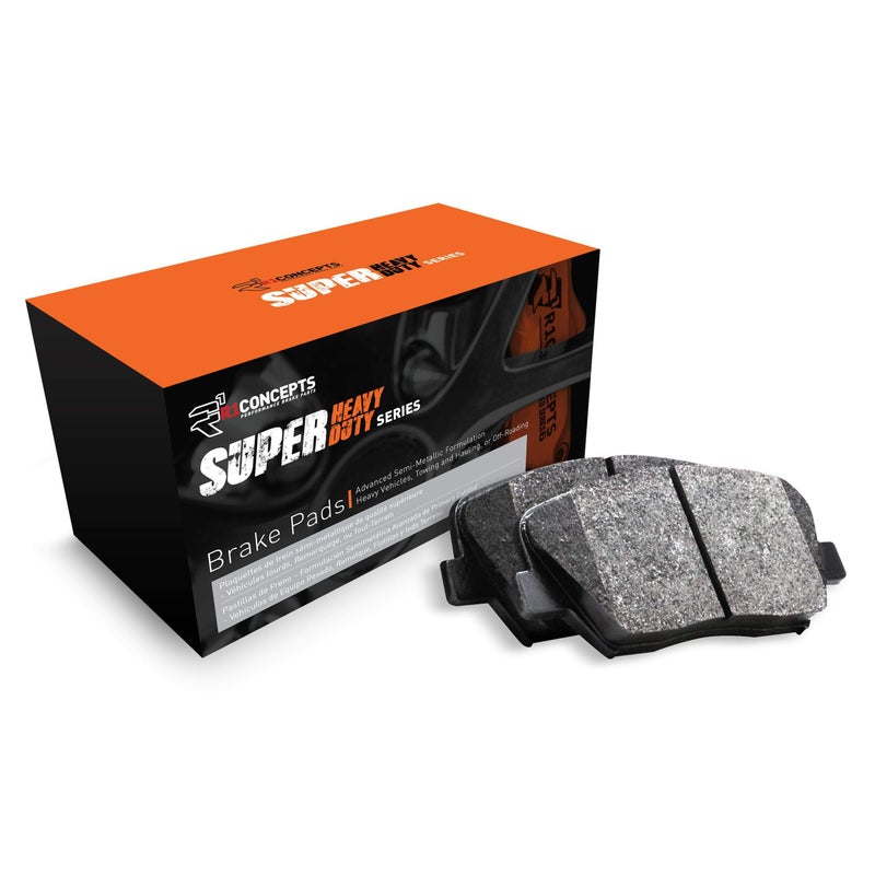R1 Concepts Super Duty Brake Pads and Hardware Kit 2214156501 Front or Rear - Image 2
