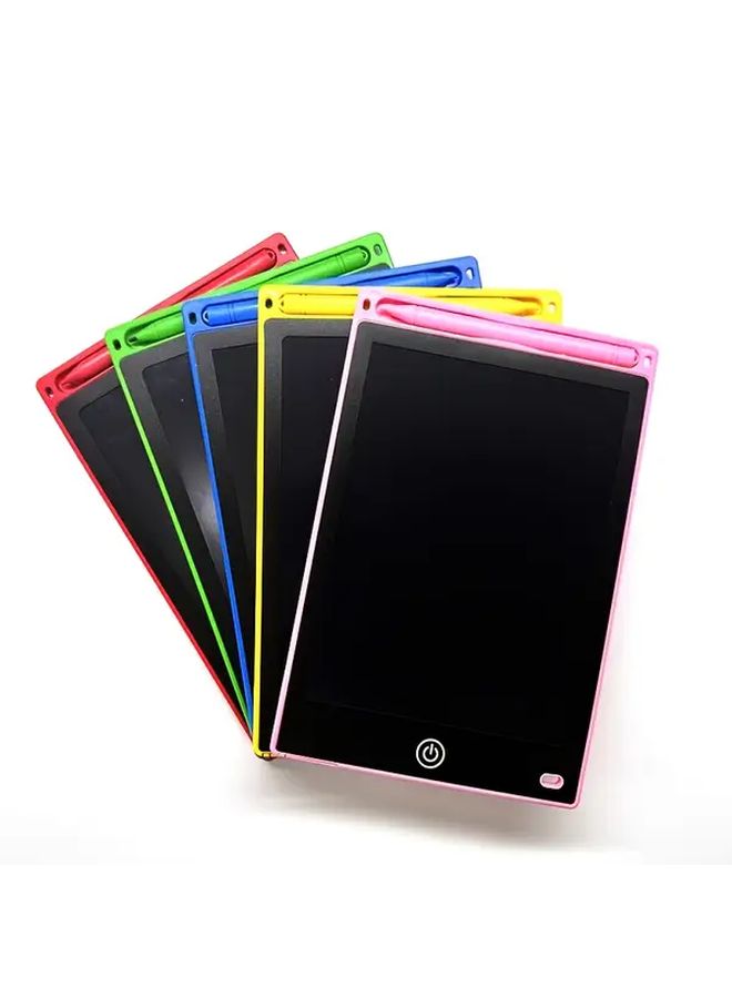 قلادة كتابة LCD وردية للأطفال، شاشة ملونة، لوحة رسم تعليمية قابلة لإعادة الاستخدام. - Image 4