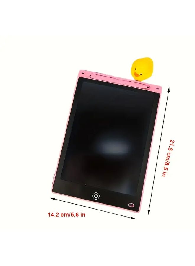 قلادة كتابة LCD وردية للأطفال، شاشة ملونة، لوحة رسم تعليمية قابلة لإعادة الاستخدام. - Image 2