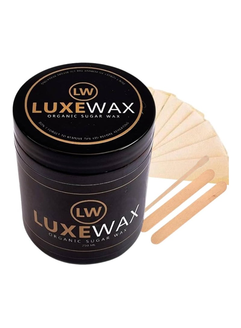 Luxewax طقم شمع سكر عضوي (طقم إزالة الشعر) - Image 1
