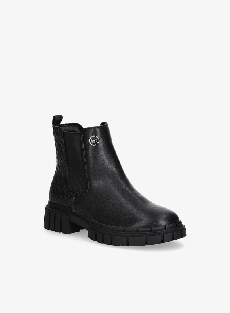 مايكل كورس Monogram Chunky Chelsea Boots