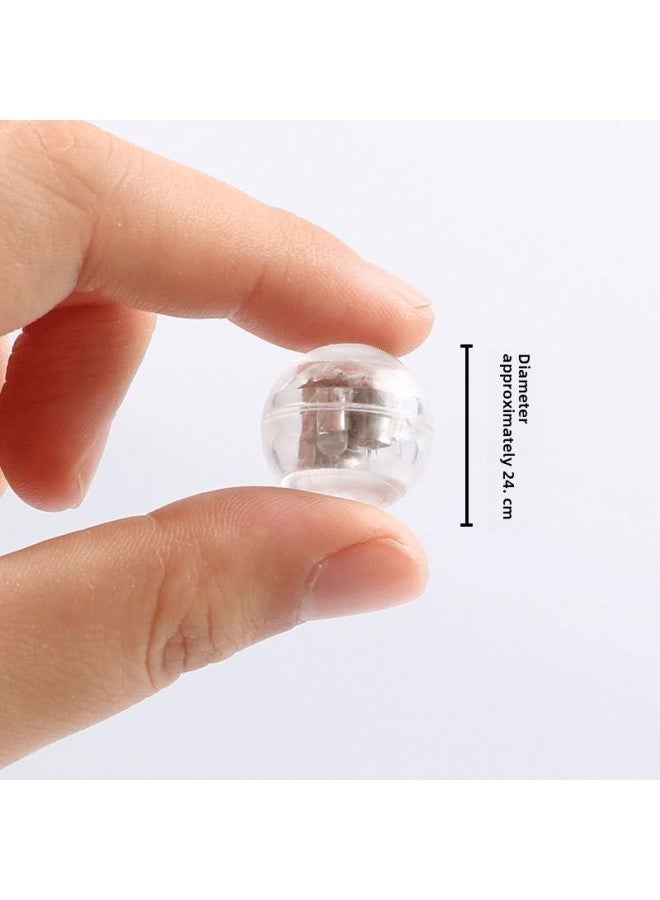 Vibration Flash Ball Waterproof Vibration Ball Electronic Light-emitting Movement Toy Accessories Red And Blue Double Flash Double Light Vibration Ball-Color:Waterproof Vibration Ball Five-color Random Mixed Hair-Specifications:Diameter About 2.4cm  - Image 3