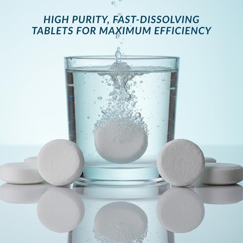 TRIOXI Water Softener Salt Tablets - Effective Hard Water Treatment, Reduces Scale & Mineral Buildup 750 Grams - Image 4