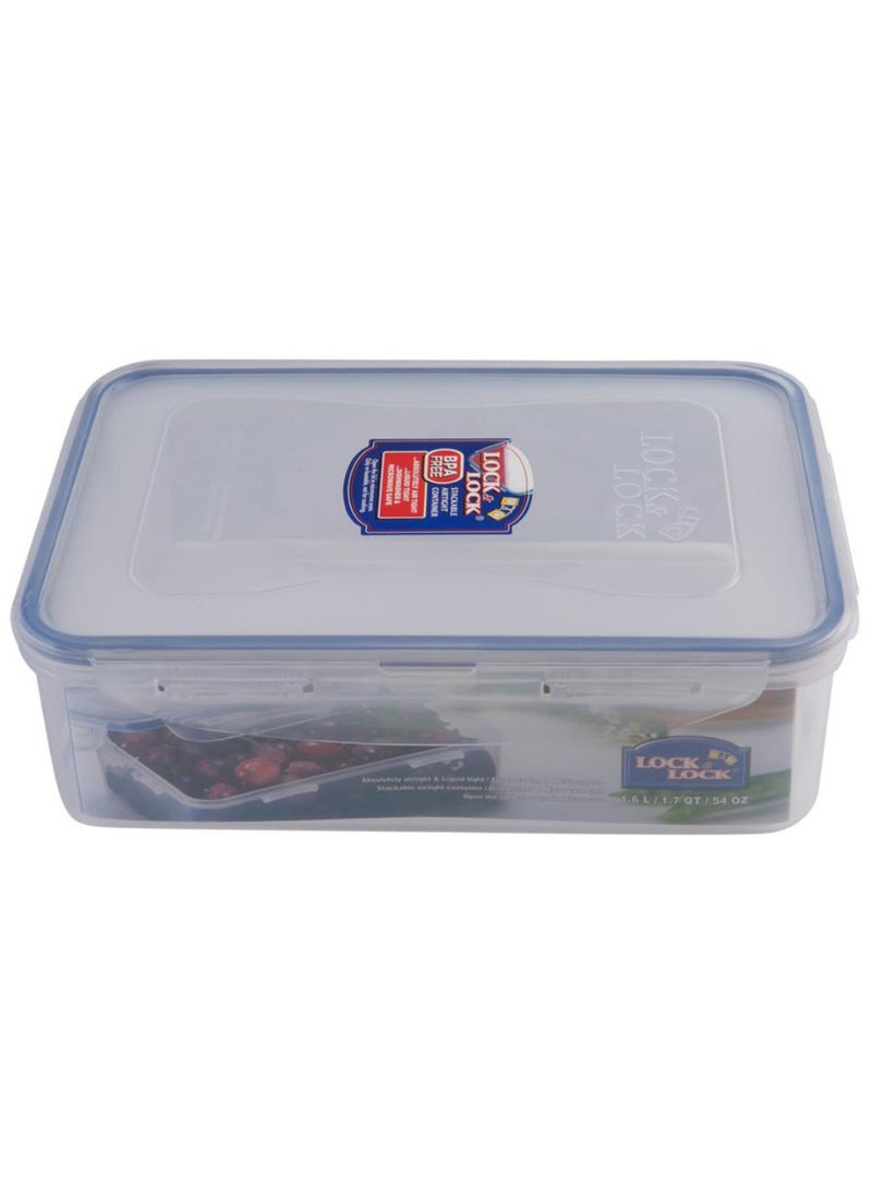 LOCK & LOCK Rectangular Food Container 23.2 X 16.5 X 6.9 Cm Clear