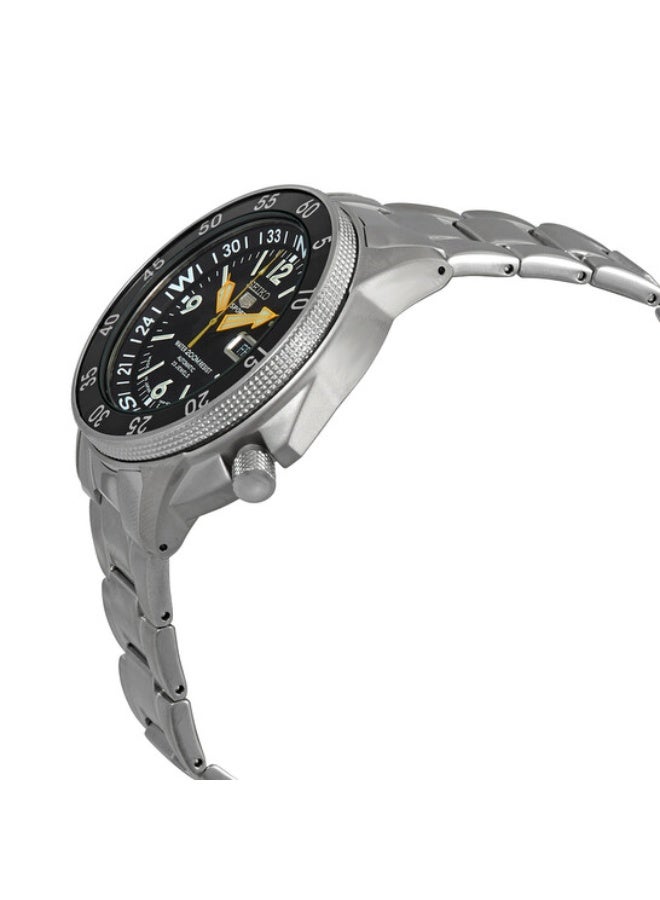 Seiko 5 Sports SKZ209J1 Men's Atlas Map Meter Stainless Steel Automatic Dive Watch - Image 2