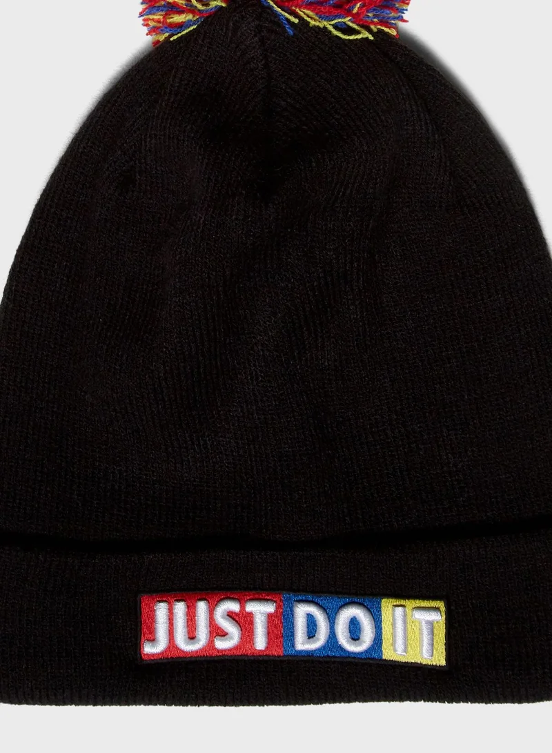 Nike Just Do It Pom Pom Beanie