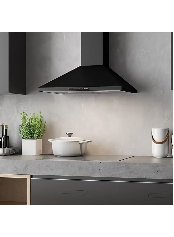 فابر Kitchen Cooker Hood, 60 cm Wall-Mount, 380 m³/h Suction Power, 3-Speed, LED Lighting, Black - VALUE PB BK A60 ( Made in Italy ) Wall Fixed 145 W 320.0557.543 black - Image 3