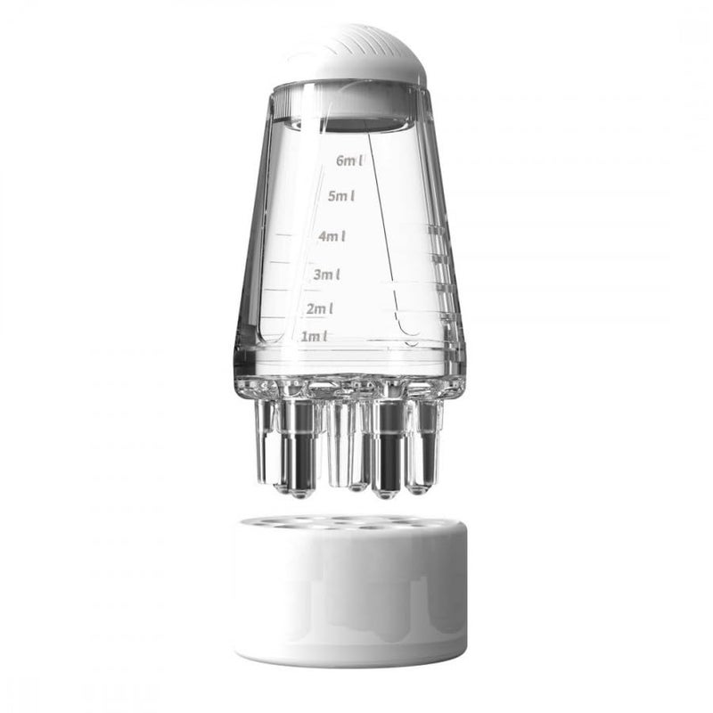 KESHAVAM Scalp Applicator Bottle Hair Serum Oil Applicator for Hair Growth Precision Scalp Massager with 6ml Scale LeakProof Refillable for Essential Oils Treatments Hair Care - Image 1