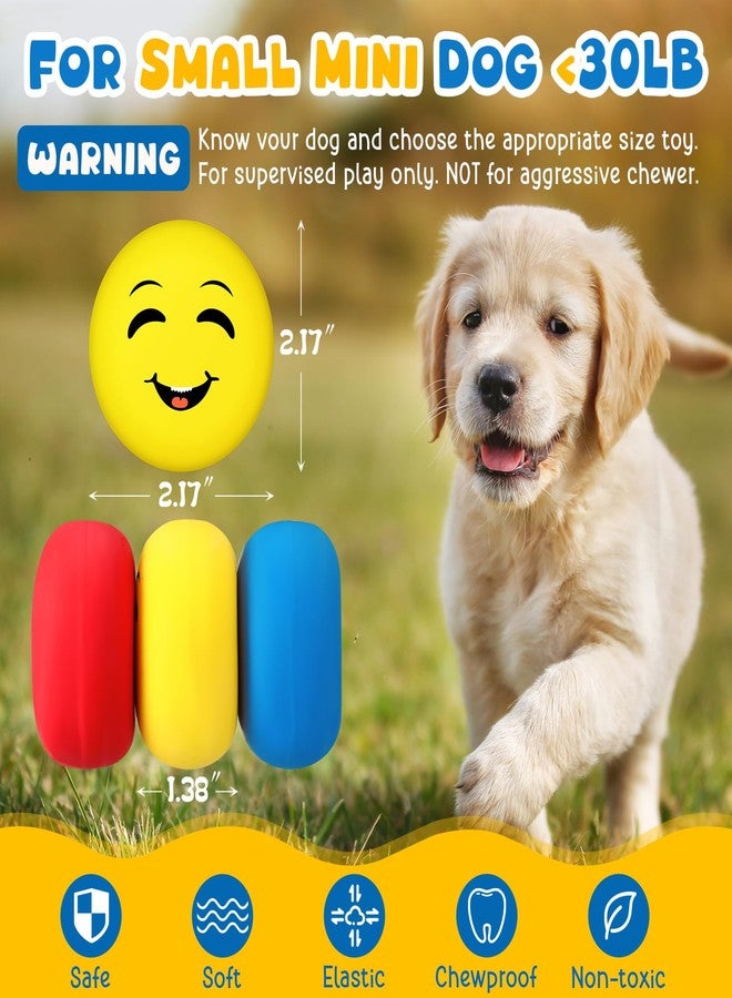 هونغداو مجموعة ألعاب هونغداو المكونة من 10 قطع، ألعاب مطاطية ناعمة تصدر صوتاً، كرات صغيرة تفاعلية للمضغ، مناسبة لتدريب الجراء، مستلزمات لعب تفاعلية لجلب الأشياء (للكلاب) - Image 2