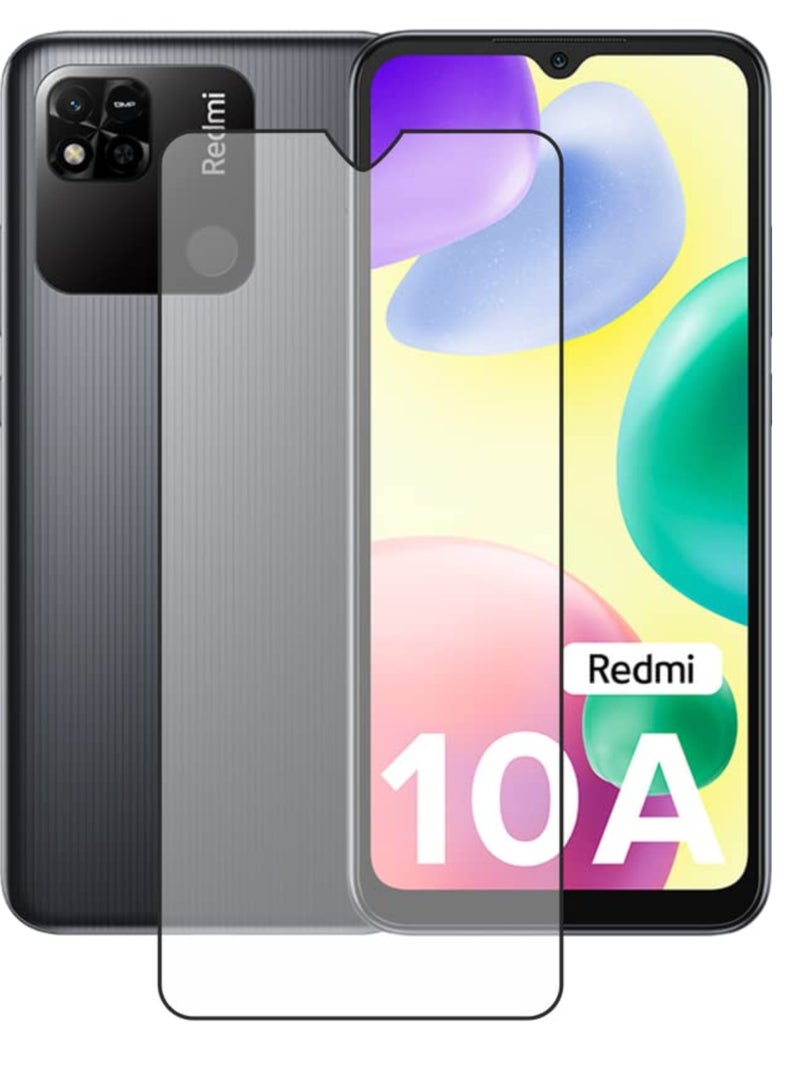 Redmi 10A Full Coverage Tempered Glass Screen Protector - Image 1