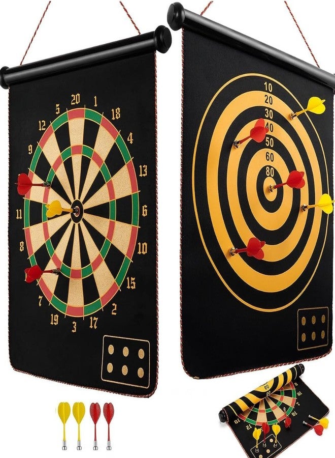 SGF Magnet Dart Board Game for Kids,Double Sided Magnet Dart Board with Darts (17 INCH) - Image 1
