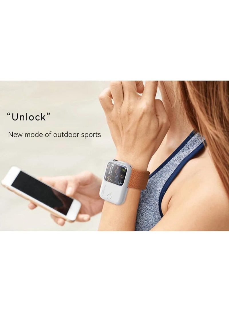 7MD Watch Charging Case 1200mAh, Portable Wireless Charger for Smartwatch, Type-C Fast Charging Lithium Ion Polymer Battery, Compact Travel Charging Box with LED Indicator and Safety Protection - Image 3